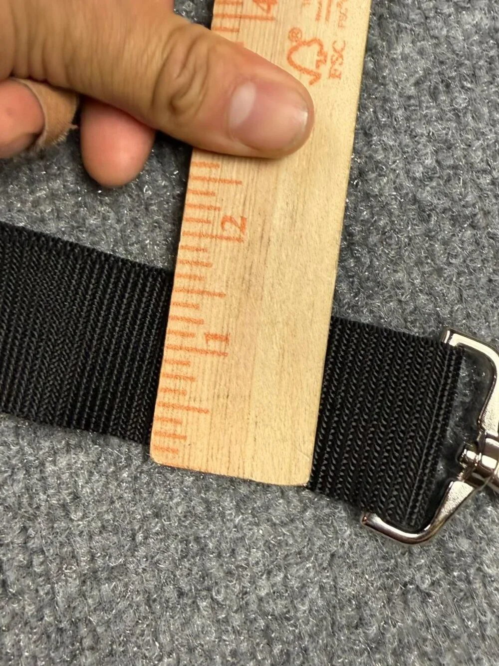Replacement Black Nylon Adjustable Shoulder Strap - Unisex - 43 Inches Long